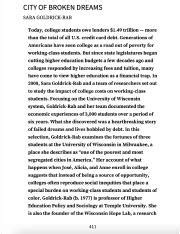 City of Broken Dreams – The Human Sciences Research.